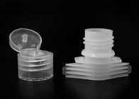 Dia 16mm Plastic Flip Spout Nozzle With Flip - Top Cap For 75% Achohol Washing Gel Pouch