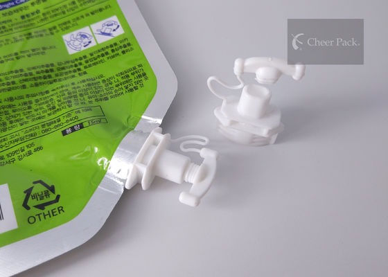 White Security Plastic Twist Spout Cap 22Mm Heat Seal Rozmiar, OEM / ODM Dostępne
