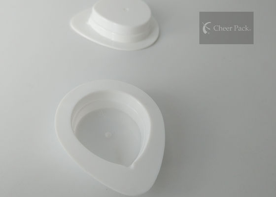 Biały kolor 5 gramowy plastikowy pojemnik na kapsułki do pakowania dżemów