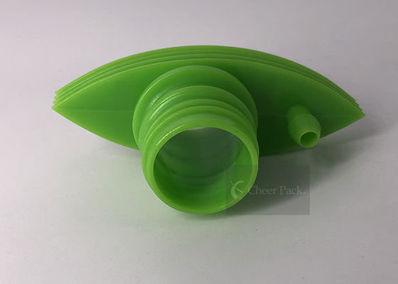 Two Spout Plastic Twist Off Cap do pakowania w plastikowe torby tlenowe, kolor zielony