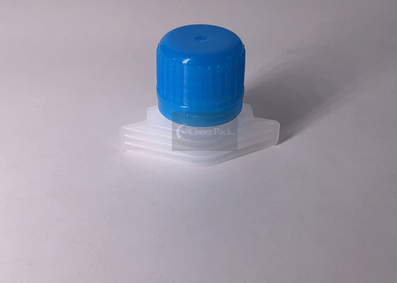 Elastyczne wylewki czapek do wtryskiwania Materiał niebieski kolor PE