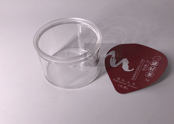 Profesjonalne przezroczyste małe plastikowe przekładki 35 gramów do pakowania herbaty