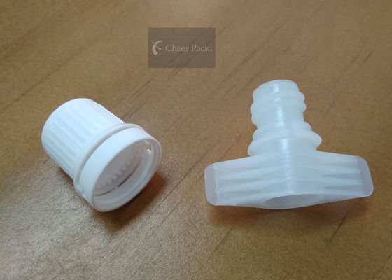 Nakrętka z czystej białej plastikowej nakrętki do pakowania w standardzie OEM ODM Service