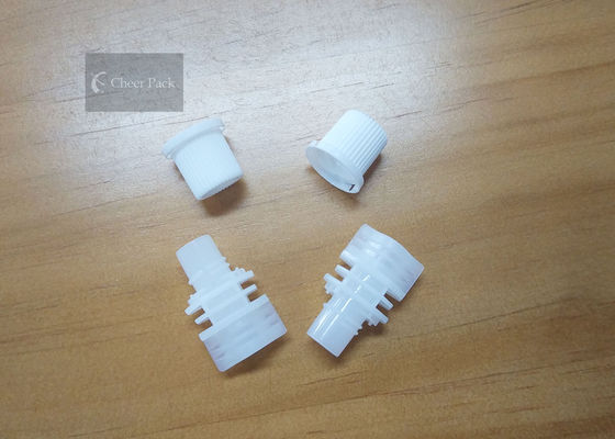12 mm owalny kształt Białe plastikowe wylewki Caps Food Grade PE Material