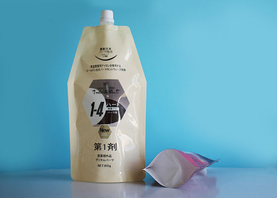 Niestandardowe ekologiczne torby z wylewką w stojącym dnie na płynne opakowanie mydła