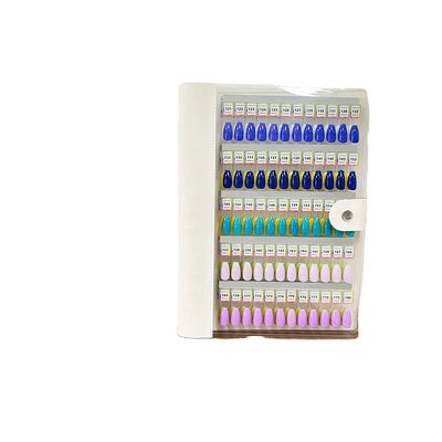 jakość  Magnetic Acrylic Color Card Book for Nail Art Preform Tool for Creating Style with Polish Glue Display Sample fabryka