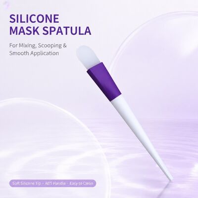 jakość  Soft Silicone Face Mask Applicator Brush Silicone Handle Skincare Cream Reusable Cosmetic Spatula Facial Mask Mixing Applying fabryka