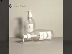 Luksusowe butelki z plastiku PET 300 ml Białe Przejrzysty Czarny do szamponu Kondycjoner Losowanie do twarzy