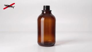 `500ml Butelka z pompką do balsamu PET z bursztynem | Dostawca opakowań szamponów kosmetycznych