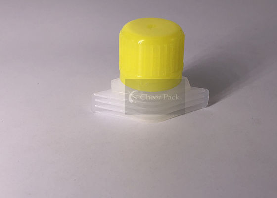 PE Materiał Żółty kolor Wylewka Cap Ręczna maszyna do napełniania Średnica 16mm
