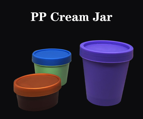 Materiał PP PCR 50ml 100ml 200ml Szersze puszki do kosmetyków Mleko, ciasto i lody