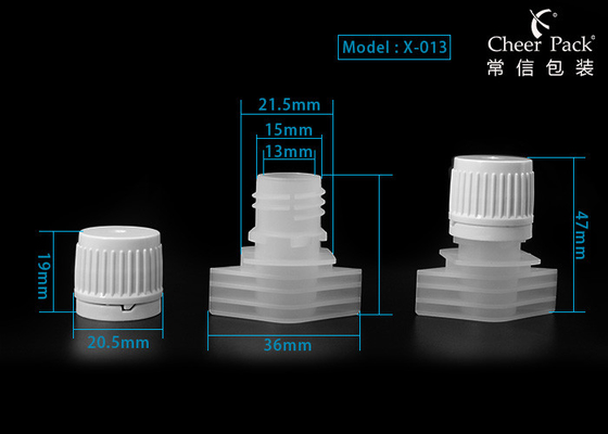 13mm Plastic Spout Caps używane na opakowaniach z torebkami z detergentem