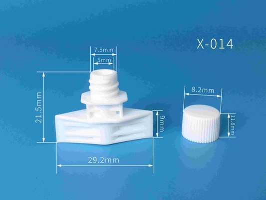 5mm Plastic Spout Caps używane na opakowaniach zestawów do pakowania żywności i kosmetyków
