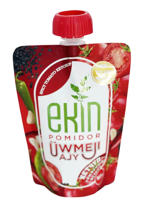 Pojemnik stojący 150 ml 250 ml sos pikantny ketchup płynne opakowanie szczotka do ssania