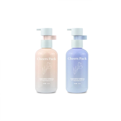 250 ml Flip Top Cap HDPE Plastic Shampoo Babycare Pink Bottle Lotion Pump Do Opakowań Kosmetycznych