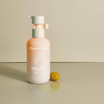 250 ml Flip Top Cap HDPE Plastic Shampoo Babycare Pink Bottle Lotion Pump Do Opakowań Kosmetycznych
