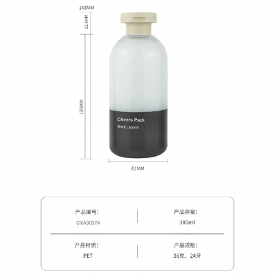 Specjalistyczna butelka szamponu PET 200 ml 300 ml 500 ml butelka szamponu