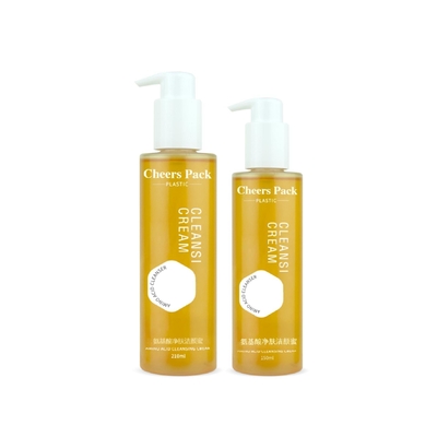 Flaska opakowania oleju eterycznego 150 ml 210 ml Jasny, plastikowy szampon, balsam do włosów