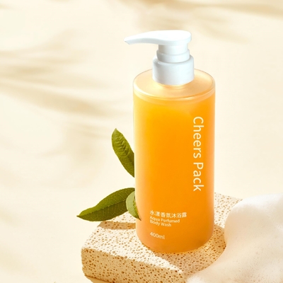 Luxury Fashion 400 ml Owalna butelka PET do oleju do usuwania makijażu