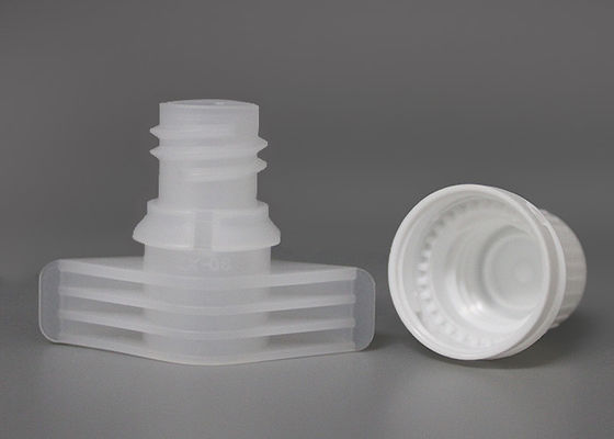 Grubość 1 mm Łatwe wlewanie plastikowych wylewek czapki z pierścieniem bezpieczeństwa / pokrowiec na jedzenie dla niemowląt