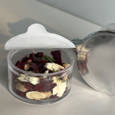 Kubek plastikowy PP/PS 30 ml z aluminiową pokrywką do pakowania żywności