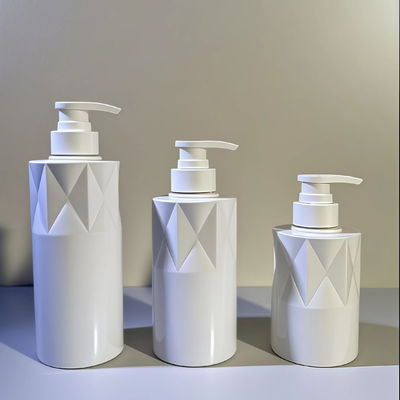 Szklista butelka kosmetyczna PET z pompą prasową i logo na zamówienie 5000 sztuk MOQ 15-35 dni dostawy