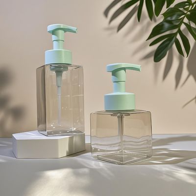 Butelka z pompą do kosmetyków z materiałem PET i pompą prasową do pakowania do pielęgnacji skóry