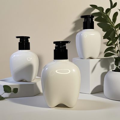 100-250 ml plastikowa butelka w kształcie zęba z pompą prasową do mycia rąk.