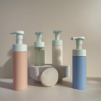 100 ml 120 ml 160 ml plastikowa butelka kosmetyczna PET butelka do szamponu, balsam do mycia ciała z pompą prasową i kolorem na zamówienie