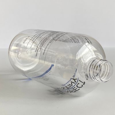 Niestandardowo wydrukowana butelka z płytką PET z butelką plastikową z klapą do szamponu i mycia ciała