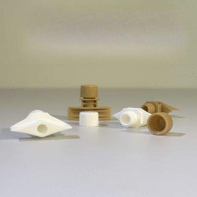 Portable and Durable 5mm PE Plastic Screw Cap with Flip Top Spout Lids Food Grade Safe Rim for Cosmetic Flexible Packaging