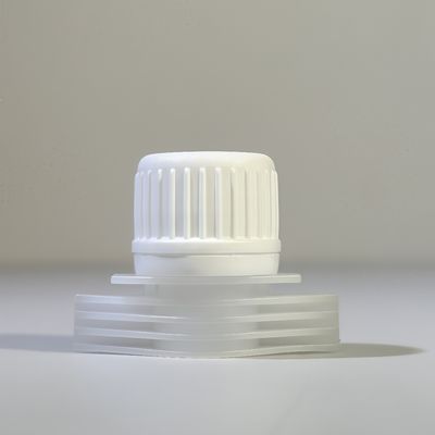 Przenośna i trwała zakrętka śrubowa z tworzywa PE 16 mm z pokrywką z klapką i wylewką, bezpieczna dla żywności, rant do napojów, elastyczne opakowania