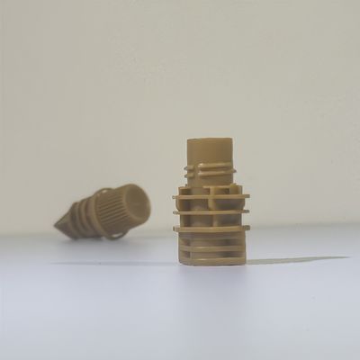 Nakrętka śrubowa z tworzywa PE spożywczego 10 mm z pokrywką typu flip top i bezpiecznym rantem do produktów żelowych dla dzieci, opakowania elastyczne