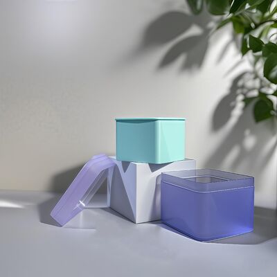 100 sztuk wacików do pielęgnacji skóry w opakowaniach zbiorczych z plastikowymi słoikami ze zdejmowaną wkładką PP, klasy spożywczej dla marek kosmetycznych/OEM