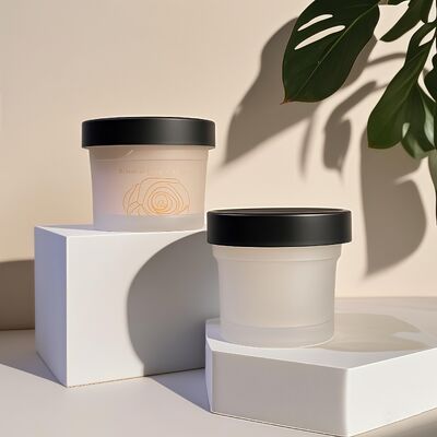 Żywność 50-120 ml Plastic PP Jar Pet Base Material for Cosmetic Cream Body Lotion Snack Candy Cookie Jelly Milk Storage