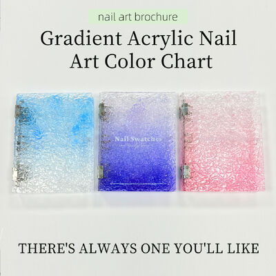 Odłączalny akrylowy magnetyczny tabliczka z 120/180/240 kolorów Książka kolorowa plastikowa narzędzie do wskazówek dla żelu paznokci