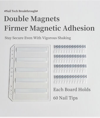 Odpinana akrylowa magnetyczna tablica do ekspozycji zdobień paznokci, gradientowe kolory, 120/180/240 odcieni, do narzędzi z tworzywa sztucznego, żelu do paznokci, akcesoriów do paznokci