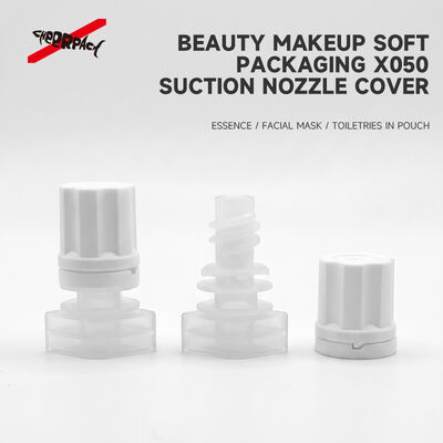 5mm X050 Plum Blossom Spout Cap Leak-Proof Industrial Food Grade PE Nozzle Cover for Cosmetic Liquid Refill Pouch Packaging