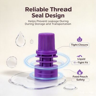8.6mm Wewnętrzna dia PE Plastic Screw Cap Przenośne i trwałe pokrywki do kieszeni