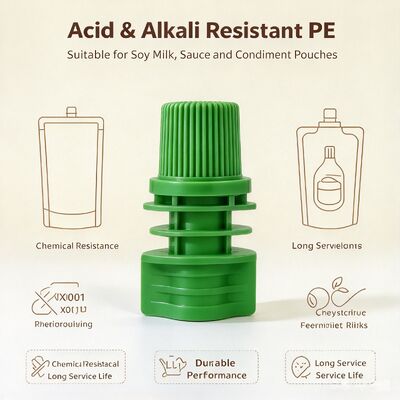 8.6mm Wewnętrzna dia PE Plastic Screw Cap Przenośne i trwałe pokrywki do kieszeni
