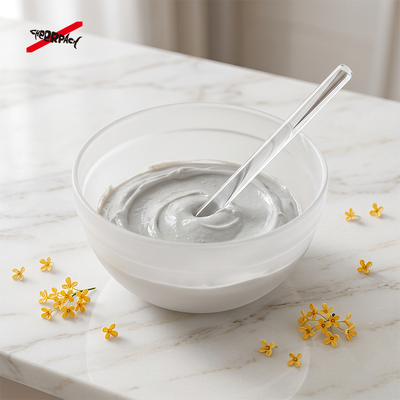 C36 Food-Grade PP Mask Mixing Bowl 185ml ∙ Beauty Salon Use ∙ Idealny do mieszania proszku maski i pasty kosmetycznej do salonu piękności i domowej pielęgnacji skóry.