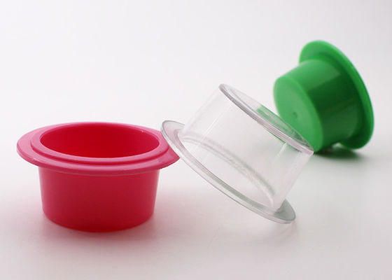 10g Jednorazowe małe okrągłe plastikowe pojemniki do pakowania w jedwabną maskę Aqua