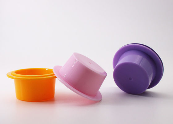 10g Jednorazowe małe okrągłe plastikowe pojemniki do pakowania w jedwabną maskę Aqua