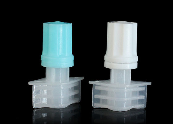 Plastikowa wylewka 5mm Kaliber Blue Color do pielęgnacji skóry Doypack / Baby Food Pouch Tops