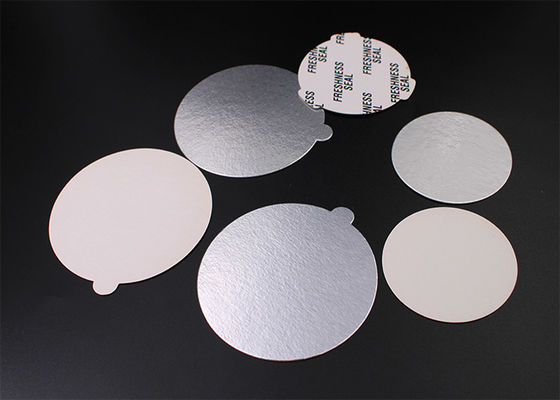 Wkładka uszczelniająca z folii aluminiowej Easy Peel z zakładkami o grubości 0,6 mm